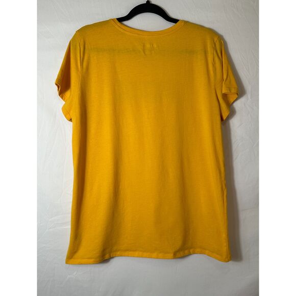 Victoria's Secret Women's Pink Kinder To The Planet Yellow Tee Size XL - Picture 3 of 3